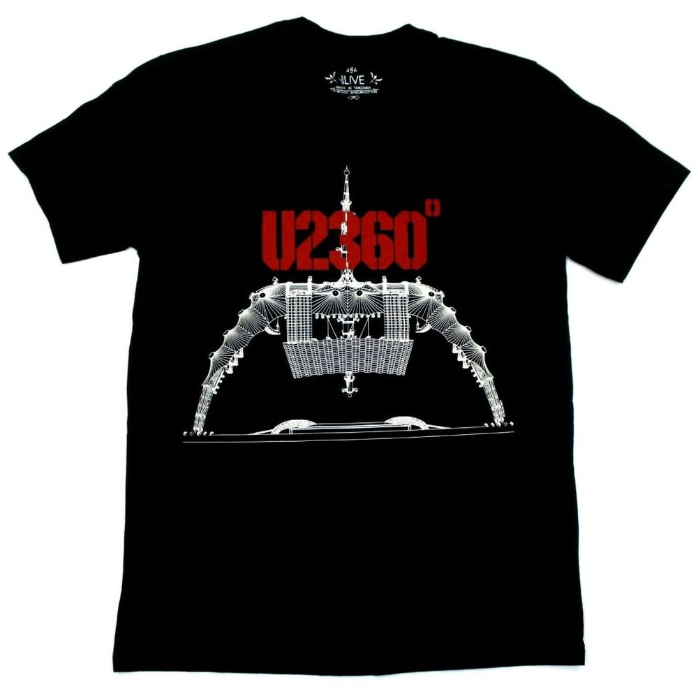 U2 360° Tour 2011 Stage Itinerary Tee - Edun Live